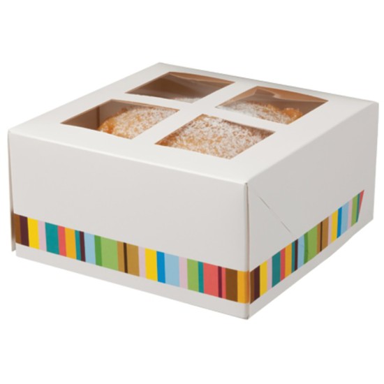 Colpac Recyclable Four-Hole Cupcake Box(Pack of 250) Catering Supply Images