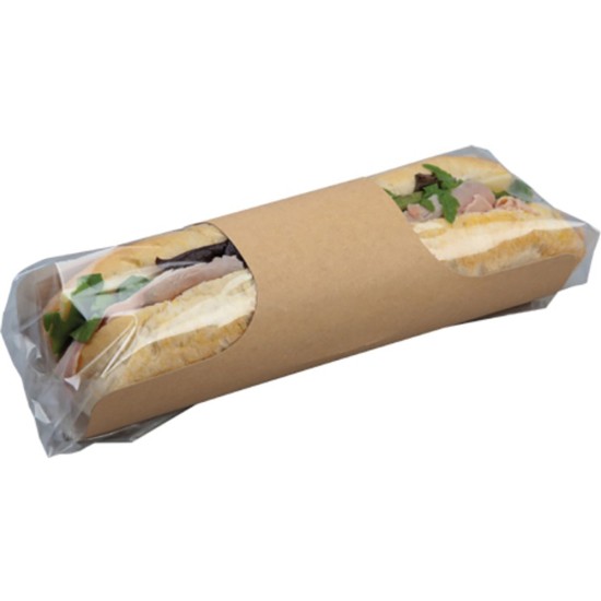 Colpac Recyclable Kraft Clasp Clip Baguette Pack(Pack of 500) Event Supply Images