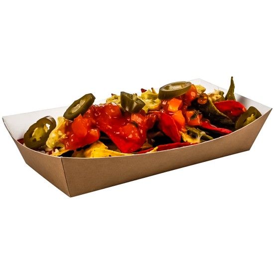 Colpac Compostable Kraft Large Open Tray(Pack of 250) Catering Supply Images