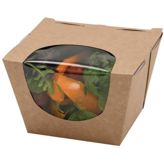Colpac Zest™ Compostable Kraft Deep Salad Box 900ml(Pack of 250) Event Supply Images