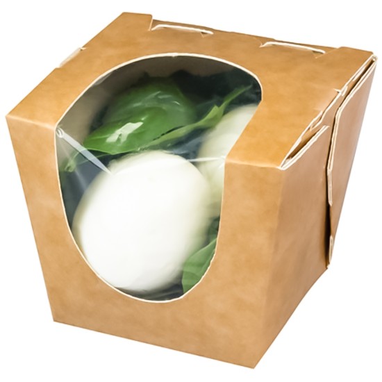 Colpac Zest™ Compostable Kraft Deli Box 250ml(Pack of 500) Catering Supply Images