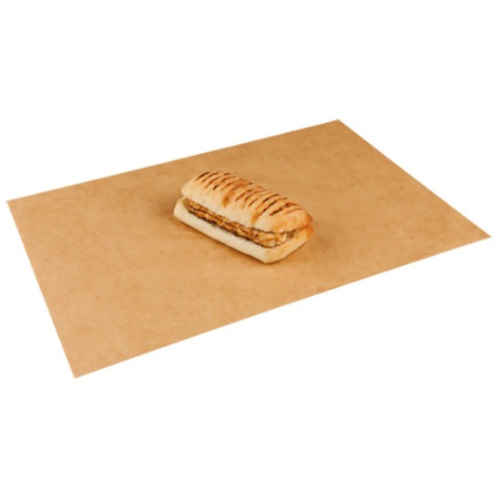 Colpac Recyclable Kraft Greaseproof Wrap Paper(Pack of 500) Event Supply Images