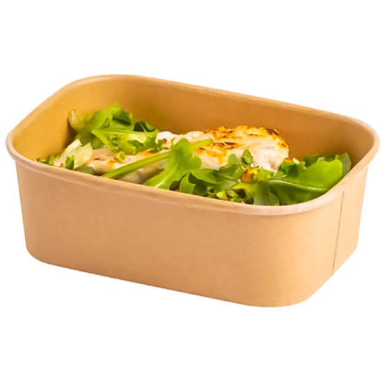 Colpac Stagione® Microwaveable 1000ml Kraft PP Lined Food Tray(Pack of 300) Catering Supply Images