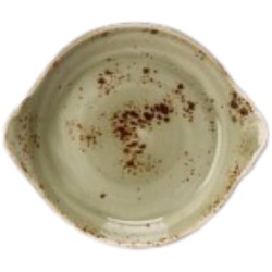Steelite Craft Green Round Eared Dish 21.5cm(Pack of 12)