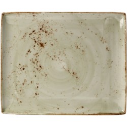 Steelite Craft Green Rectangle Platter 33 x 27cm(Pack of 6)