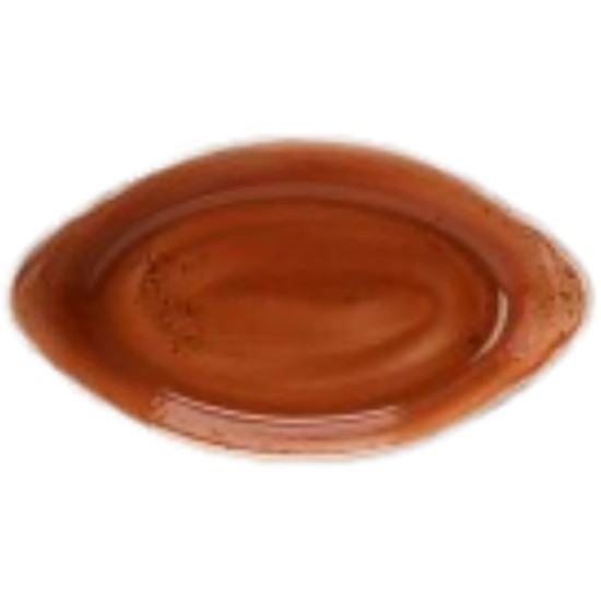 Steelite Craft Terracotta Oval No2 Eared Dish 24.5 x 13.5cm(Pack of 24) Event Supply Images