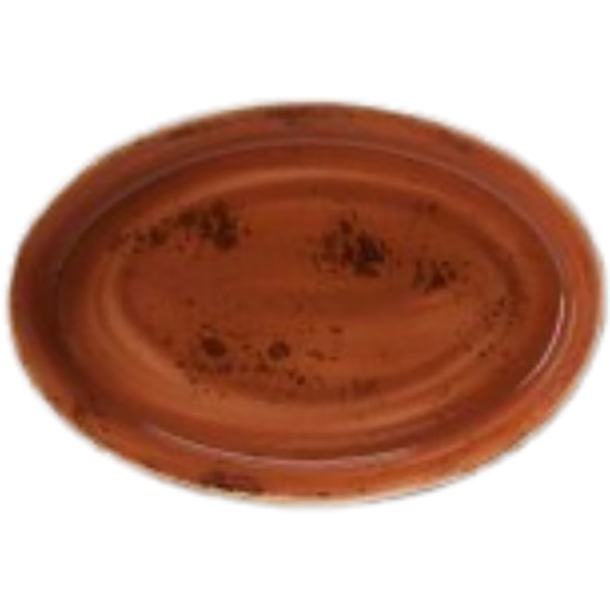 Steelite Craft Terracotta Oval Sole Dish 30 x 19cm(Pack of 6) Event Supply Images