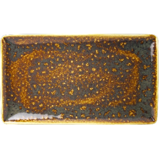 Steelite Vesuvius Amber Rectangle Platter 33cm(Pack of 6) Event Supply Images