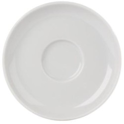 Porcelite Double Well Espresso Saucer 12cm/4.5' (Pack of 6)