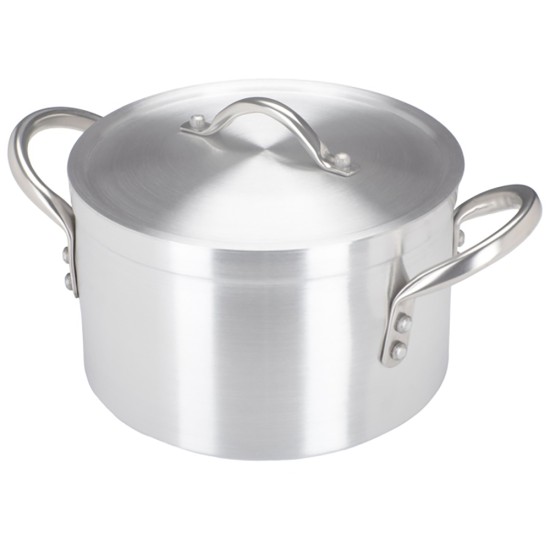 Chefset HD Aluminium Boiling Pot With Lid 30cm/14.0 Ltrs Catering Supply Images