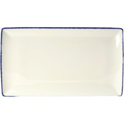 Steelite Blue Dapple Rectangle Platter 32 x 19cm(Pack of 6)