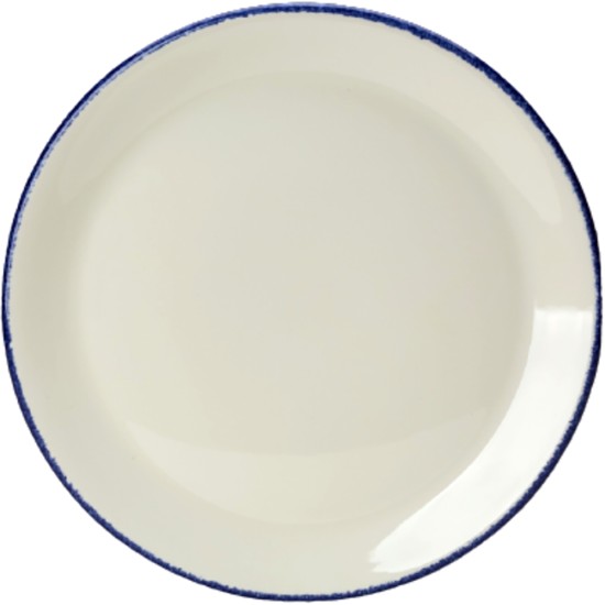 Steelite Blue Dapple Plate Coupe 25.5cm(Pack of 24) Catering Supply Images