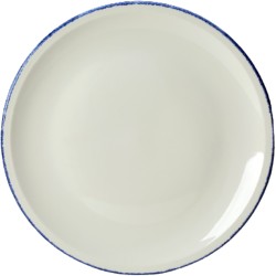 Steelite Blue Dapple Pizza/Sharing Plate 32cm(Pack of 6)