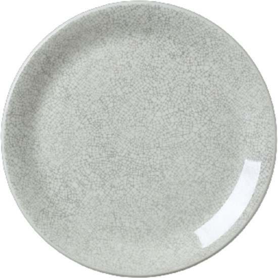 Steelite Ink Crackle Grey Coupe Plate 25.25cm(Pack of 12) Event Supply Images