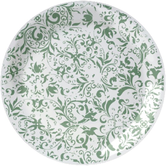 Steelite Ink Legacy Teal Plate Coupe 15.25cm(Pack of 12) Restaurant Supply Images