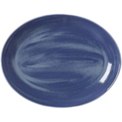 Steelite Revolution Bluestone Oval Coupe Plate 34.25cm(Pack of 12)