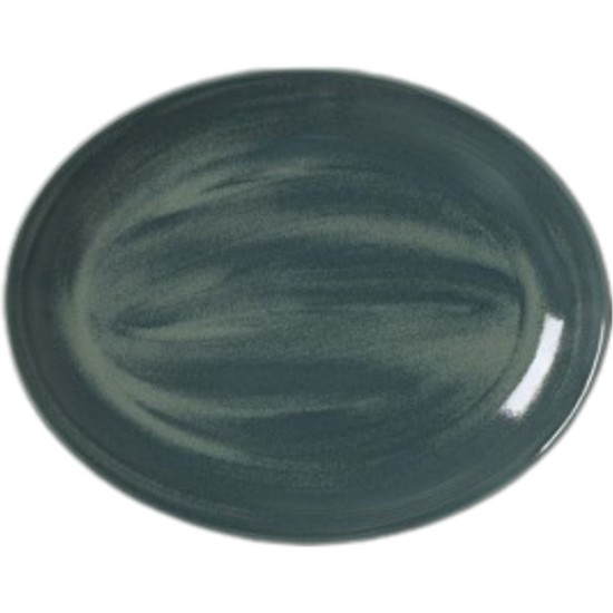 Steelite Revolution Jade Oval Coupe Plate 34.25cm(Pack of 12) Catering Supply Images