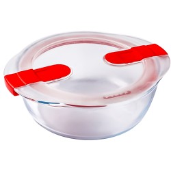 Pyrex Round Dish With Lid 1Ltr(Pack of 5)
