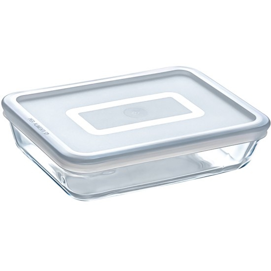 Pyrex Rectangular Dish With lid 0.8Ltr(Pack of 6) Restaurant Supply Images
