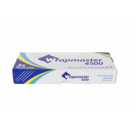 Wrapmaster Aluminium Foil Refill 45cm x 90m(Pack of 3) Event Supply Images