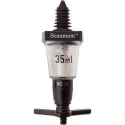 Beaumont 35ml Black Solo Spirit Measure