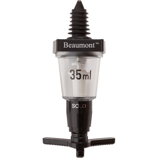 Beaumont 35ml Black Solo Spirit Measure Catering Supply Images