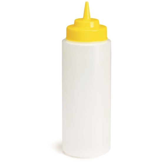 TableCraft Widemouth™ Yellow, 32 oz with TipTop™(Pack of 12) Restaurant Supply Images