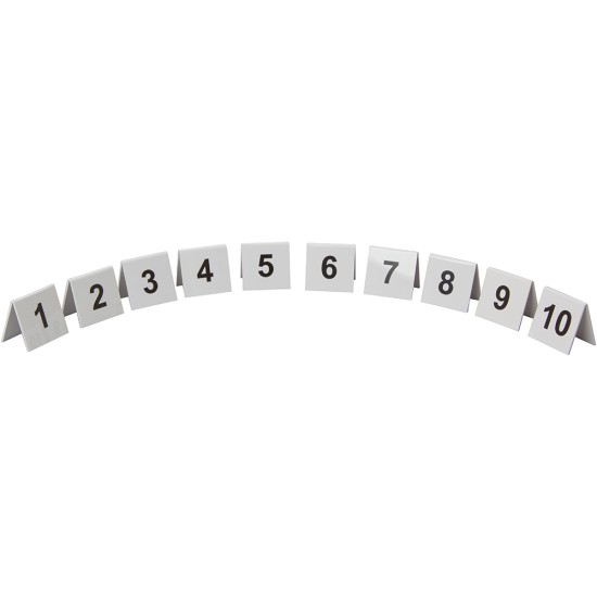 Beaumont Perspex Table Numbers 1-10 Event Supply Images