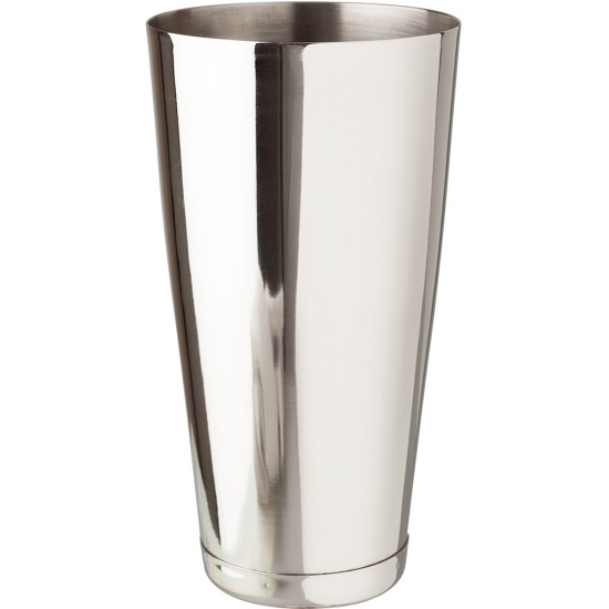 Beaumont 28Fl oz Boston Shaker Can Stainless Steel Restaurant Supply Images