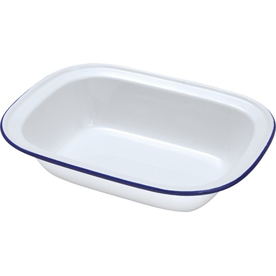 Falcon Enamel 32cm Oblong Pie Dish(Pack of 6) Restaurant Supply Images