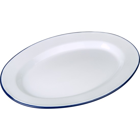 Falcon Enamel 36cm Oval Plate(Pack of 6) Event Supply Images