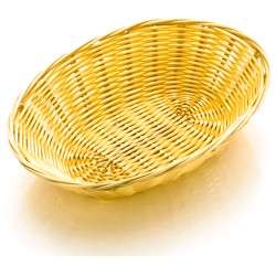 Poly Rattan Basket Oval 23Cm / 9In