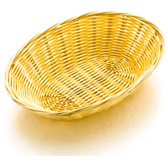 Poly Rattan Basket Oval 23Cm / 9In Restaurant Supply Images