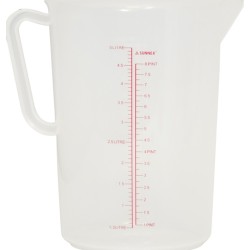 Sunnex Measurng Jug 5Ltr Clear Pp