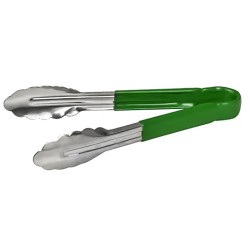 Chefset 9 " Utility Tongs Green