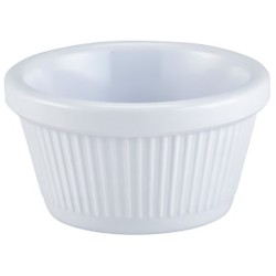GenWare Melamine White Fluted Ramekin 59ml/ 2oz(Pack of 24)