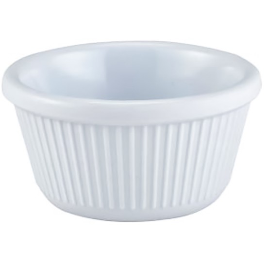 GenWare Melamine White Fluted Ramekin 85ml/ 3oz(Pack of 24) Event Supply Images