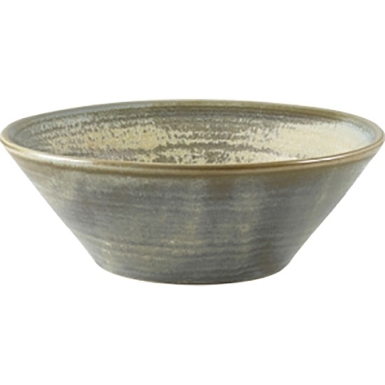 Terra Porcelain Matt Grey Conical Bowl 14cm(Pack of 6) Catering Supply Images