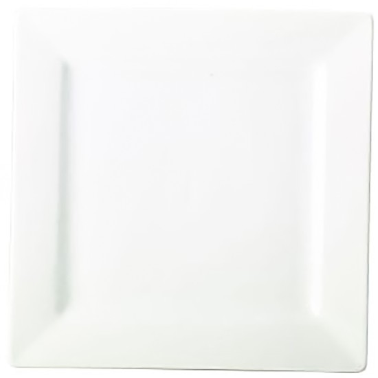 Genware Porcelain Square Plate 26cm/ 10.25