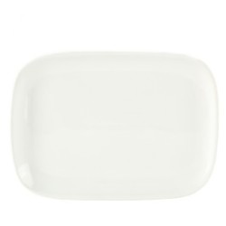 Genware Porcelain Ellipse Rectangular Plate 22.8 x 16.6cm/ 9 x 6.5