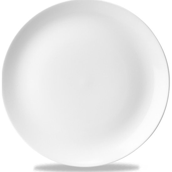 White Evolve Coupe Plate 6.5