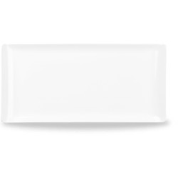 Plastic White Melamine Tray 11 3/4