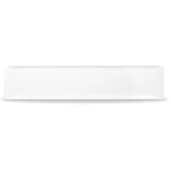 Plastic Rect White Melamine Tray 18 2/8X4 1/8