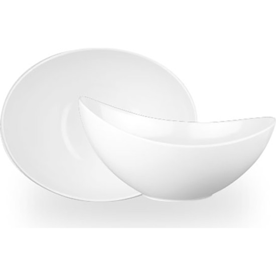 Plastic Moonstone Melamine Wh Bowl 20Cm Box 4 Event Supply Images