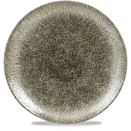 Raku Quartz Black Evolve Coupe Plate 8.67