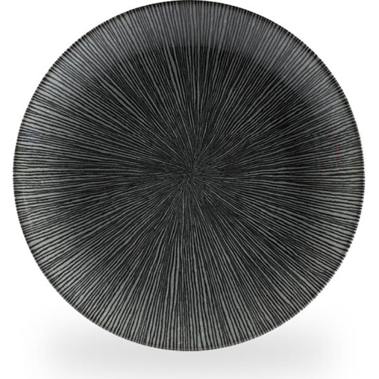 Studio Prints Agano Black Evolve Coupe Plate 8.67