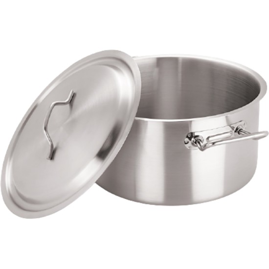 Catermaster Stainless Steel Casserole Without Lid 50cm Catering Supply Images