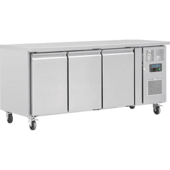 Polar U-Series Triple Door Counter Fridge 417Ltr (850(H) x 1795(W) x 700(D)mm) Event Supply Images