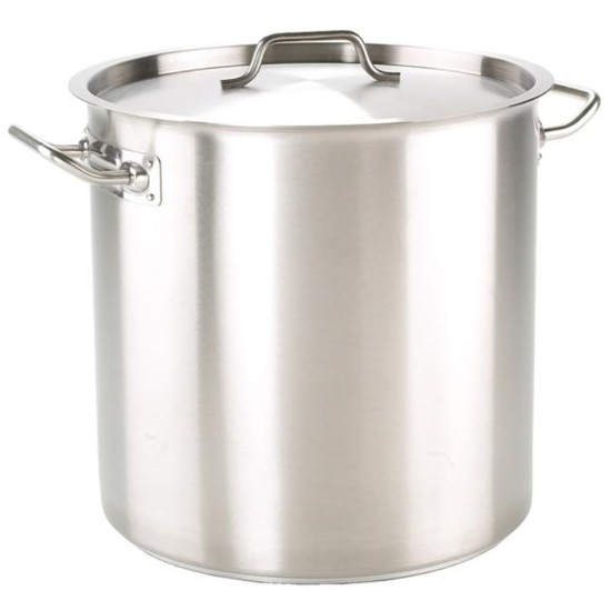 Catermaster Stainless Steel Stock Pot Without Lid 40cm Catering Supply Images