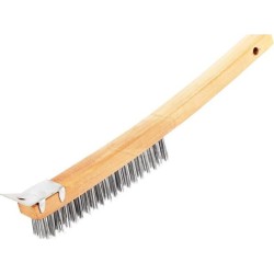 Alphin Wire brush w/scraper
